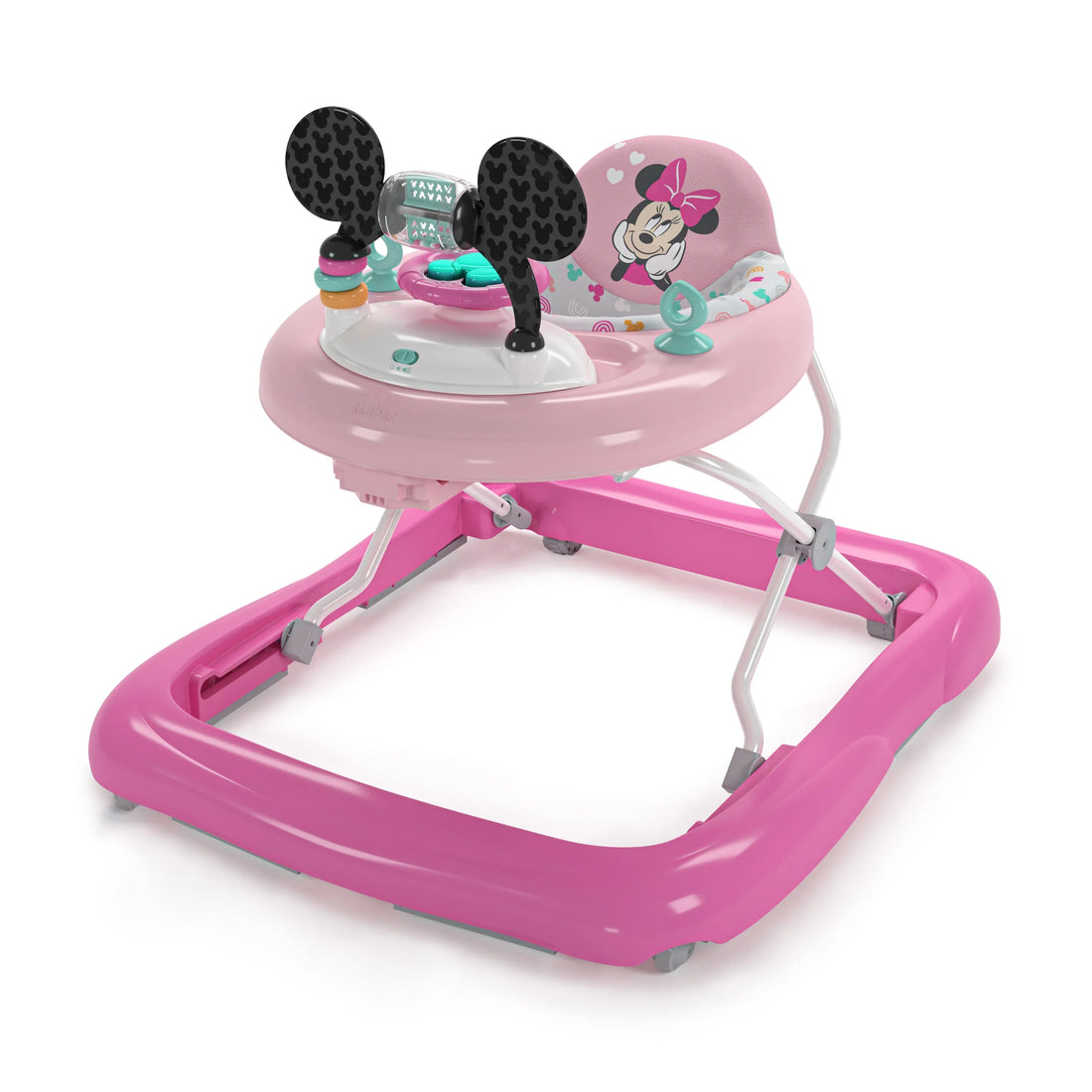 Ingenuity Disney MINNIE MOUSE Tiny Trek Walker, 2-in-1 Walker Walker