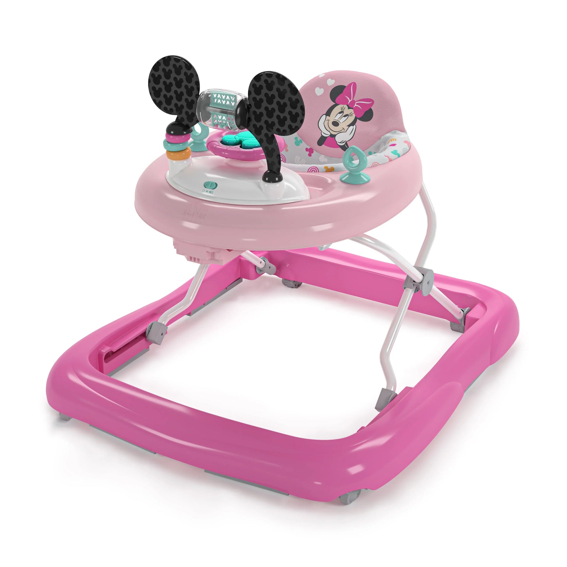 Ingenuity Disney MINNIE MOUSE Tiny Trek Walker, 2-in-1 Walker Walker