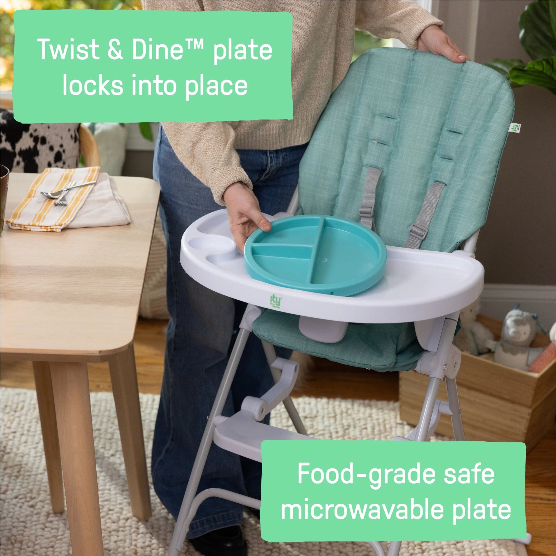 Infinity High Chair Ingenuity Sun Valley Compact Folding High Chair High Chair with ...