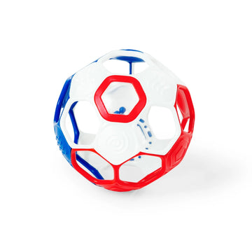 Bright Starts Grippin’ Goals Rattle Ball - Red, White, & Blue | Prenatal, Babies, Nusring, Cybex, Avent Rattle Toy