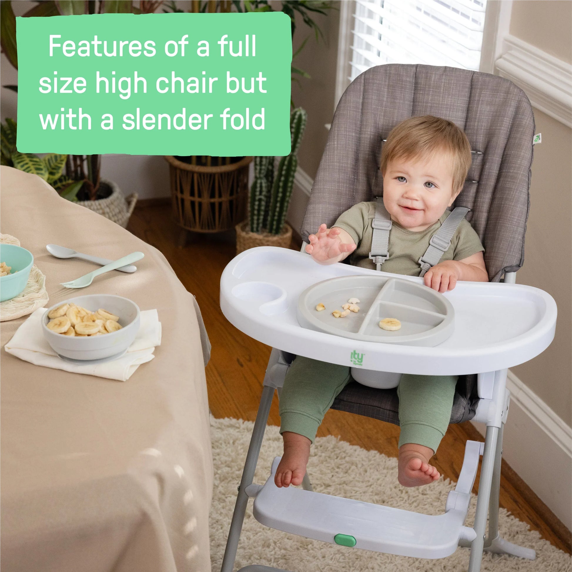 Infinity High Chair Ingenuity Sun Valley Compact Folding High Chair High Chair with ...