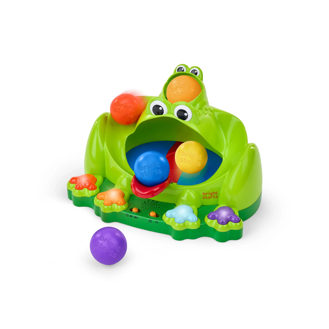 Bright Starts Poppin' Ball Frog Ball Play Toy Activity Toy