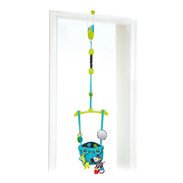 Bright Starts Bounce 'n Spring Deluxe Door Jumper with Take-Along Toys Bouncer