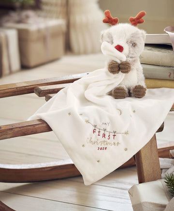 My First Christmas Reindeer Comforter