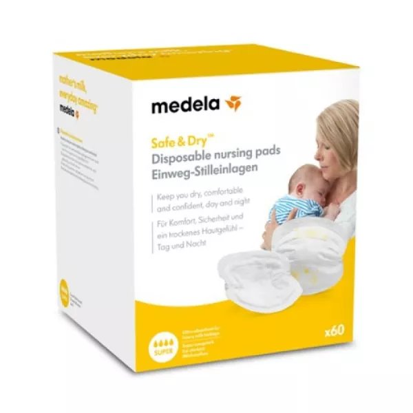 Medela Disposable Nursing Pads Pack of 60 | Prenatal, Babies, Nusring, Cybex, Avent Breast Pump Accessory