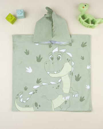 Prenatal Little-dragon beach poncho for boys