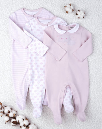 Prenatal Pack of 3 Baby Girl Onesies - Pink | Prenatal, Babies, Nusring, Cybex, Avent Bodysuit