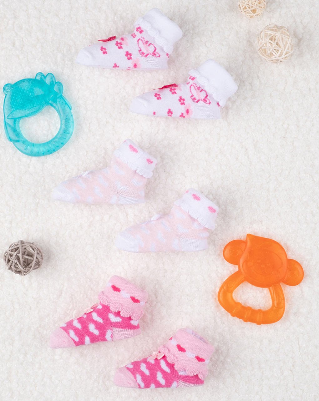 Prenatal Pack of 3 Girl Socks - Pink | Prenatal, Babies, Nusring, Cybex, Avent Socks