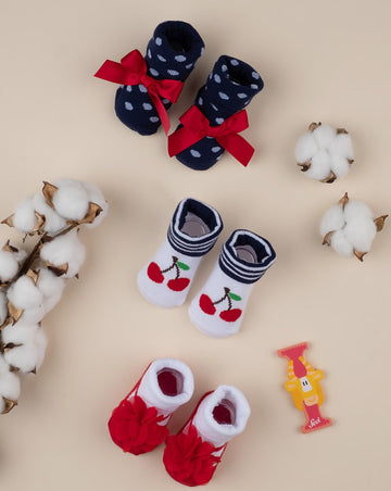 Prenatal Pack of 3 Girl Socks Polka Dots | Prenatal, Babies, Nusring, Cybex, Avent Socks