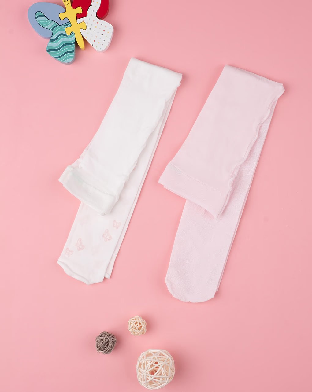 Prenatal Microfibre Tights - White & Pink | Prenatal, Babies, Nusring, Cybex, Avent Tights