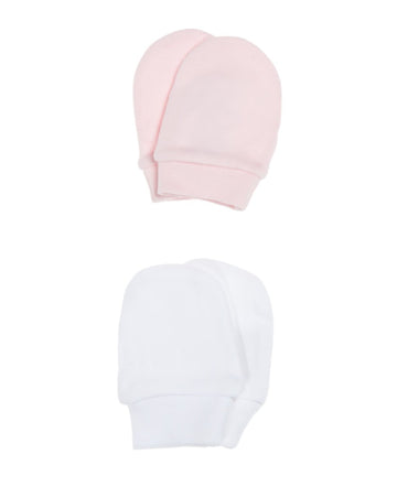 Prenatal Set of Two Pairs of White and Mittens - Pink | Prenatal, Babies, Nusring, Cybex, Avent Mitten