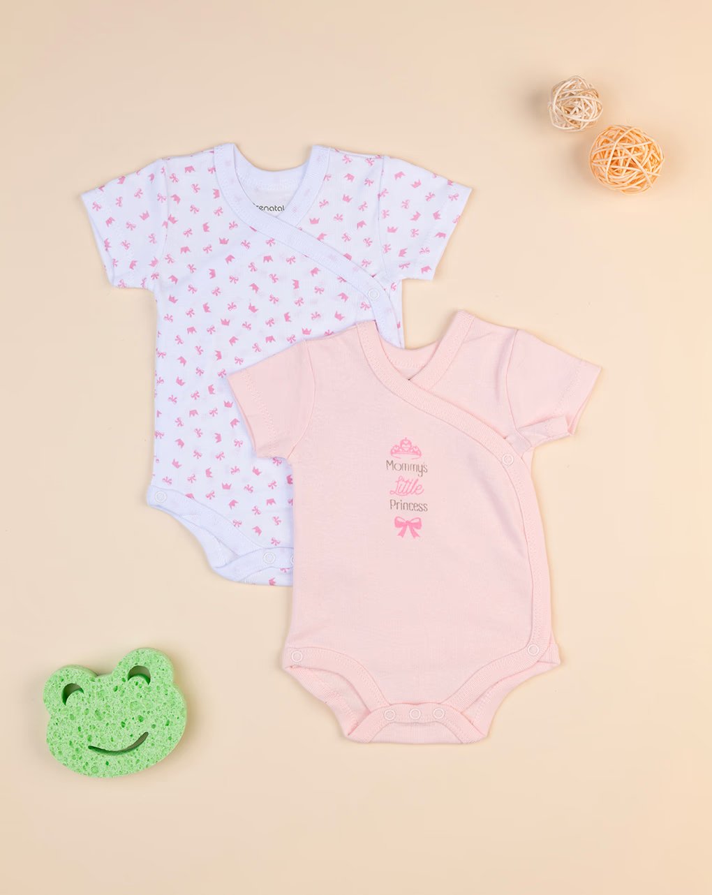 Prenatal Pack of 2 Pink and Body with MommyS Princess Writing - White | Prenatal, Babies, Nusring, Cybex, Avent Bodysuit