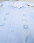 Prenatal Pack of 2 Overalls with Writing- 6-9M - Blue & White | Prenatal, Babies, Nusring, Cybex, Avent Overall