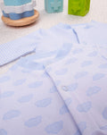 Prenatal Overalls with Designs and Stripes - Blue & Cream | Prenatal, Babies, Nusring, Cybex, Avent Overall