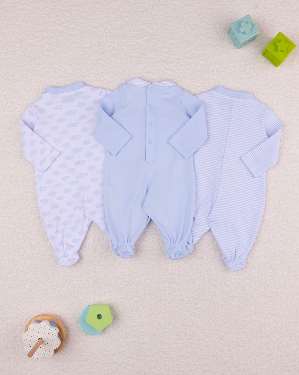 Prenatal Overalls with Designs and Stripes- 6-9M - Blue & Cream | Prenatal, Babies, Nusring, Cybex, Avent Overall