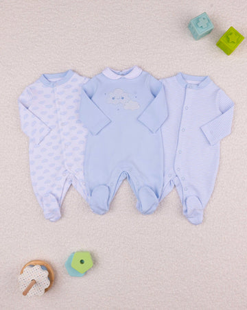 Prenatal Overalls with Designs and Stripes- 6-9M - Blue & Cream | Prenatal, Babies, Nusring, Cybex, Avent Overall