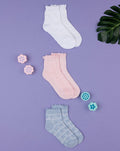 Prenatal Pack of 3 Short Cotton Socks For Girls | Prenatal, Babies, Nusring, Cybex, Avent Socks