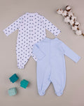 Prenatal Pack of 2 Interlock Overalls -  White & Blue | Prenatal, Babies, Nusring, Cybex, Avent Overall