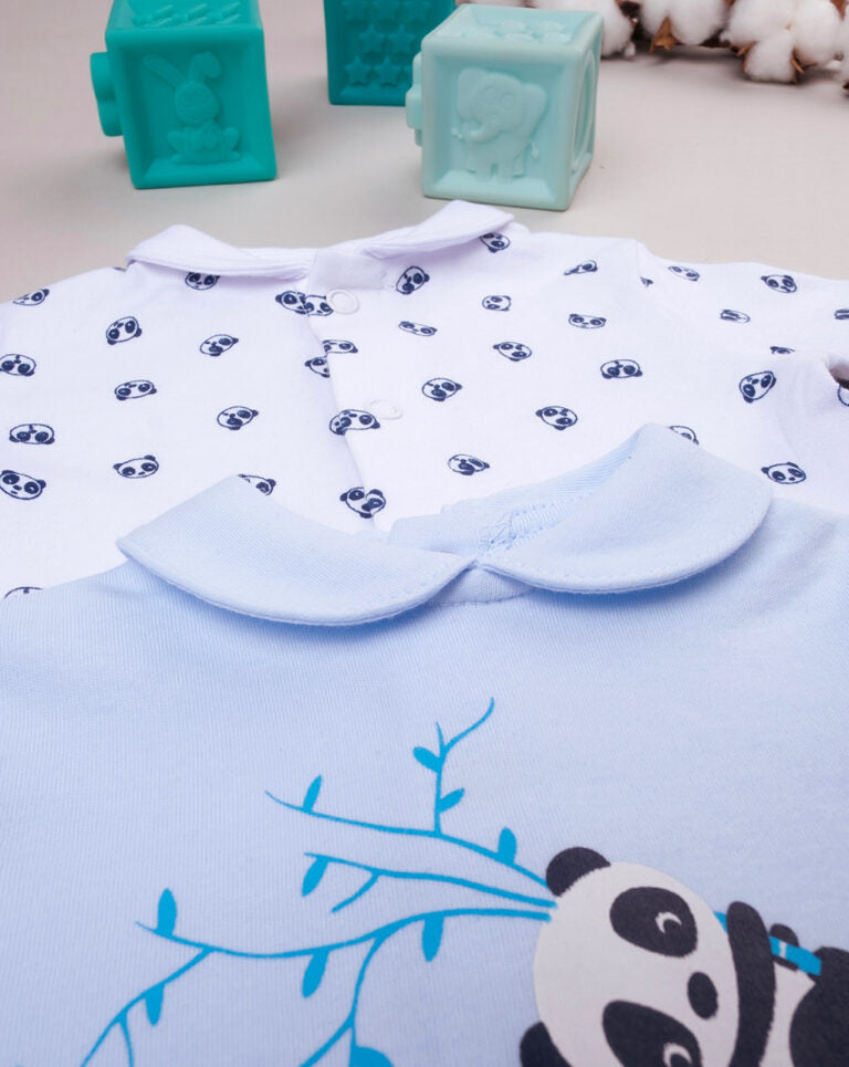 Prenatal Pack of 2 Interlock Overalls -  White & Blue | Prenatal, Babies, Nusring, Cybex, Avent Overall
