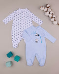 Prenatal Pack of 2 Interlock Overalls -  White & Blue | Prenatal, Babies, Nusring, Cybex, Avent Overall