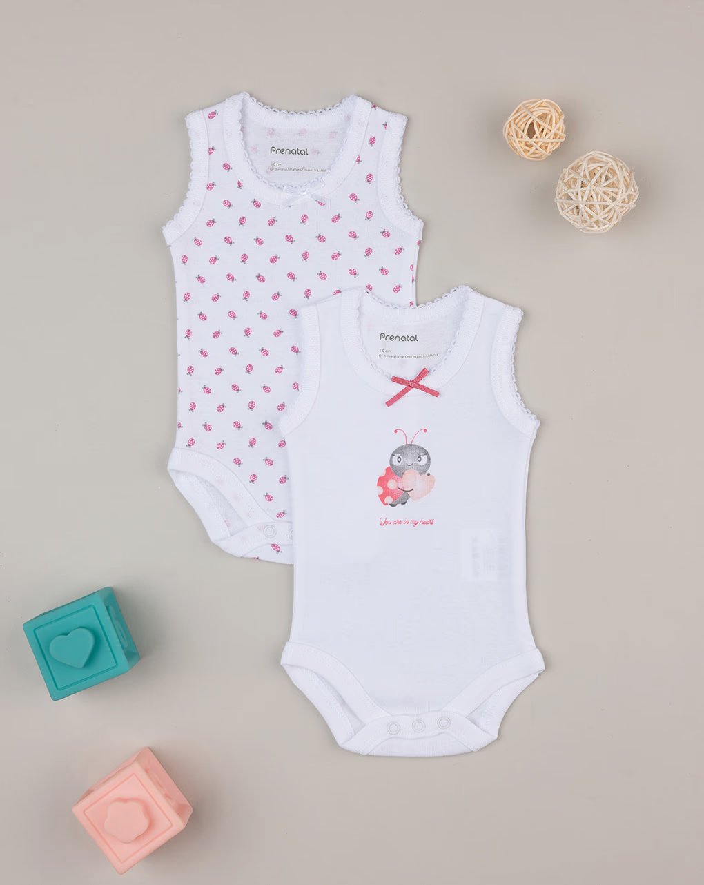 Prenatal Pack of 2 Baby Girl Body with Wide Shoulder | Prenatal, Babies, Nusring, Cybex, Avent Bodysuit