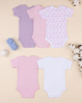 Prenatal Pack of 5 Short Sleeve Ribbed Baby Bodysuit 6-9M | Prenatal, Babies, Nusring, Cybex, Avent Bodysuit