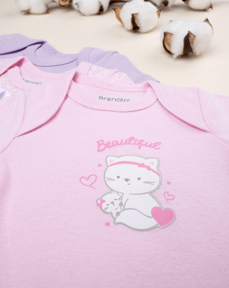 Prenatal Pack of 5 Short Sleeve Ribbed Baby Bodysuit 6-9M | Prenatal, Babies, Nusring, Cybex, Avent Bodysuit