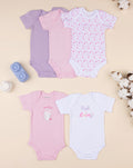 Prenatal Pack of 5 Short Sleeve Ribbed Baby Bodysuit 6-9M | Prenatal, Babies, Nusring, Cybex, Avent Bodysuit