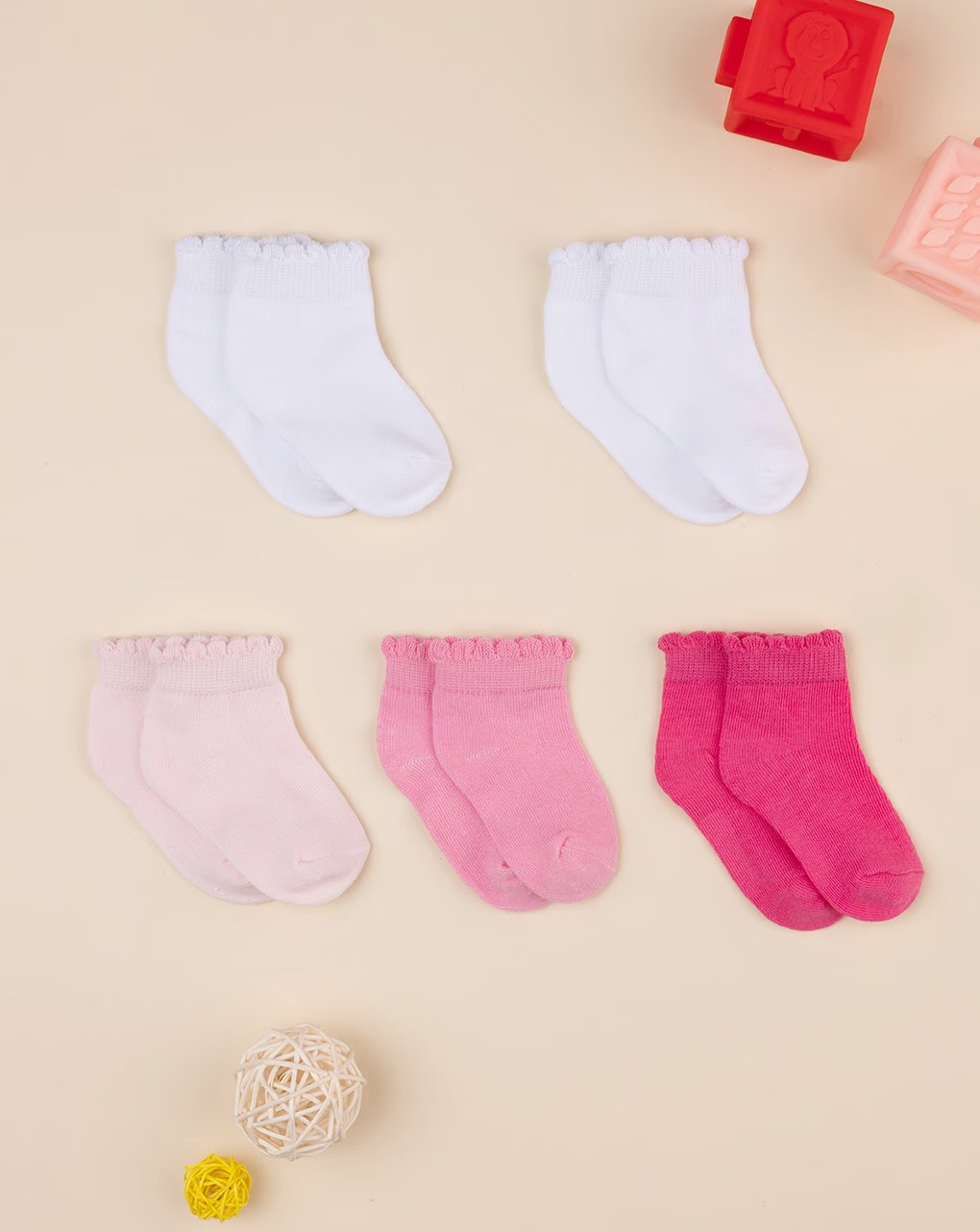 Prenatal Pack of 5 Short Socks For Girls | Prenatal, Babies, Nusring, Cybex, Avent Socks