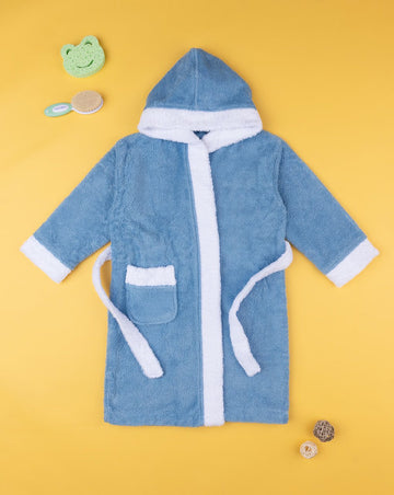 Prenatal Terry Bathrobe with Hood - Blue | Prenatal, Babies, Nusring, Cybex, Avent Bathrobe