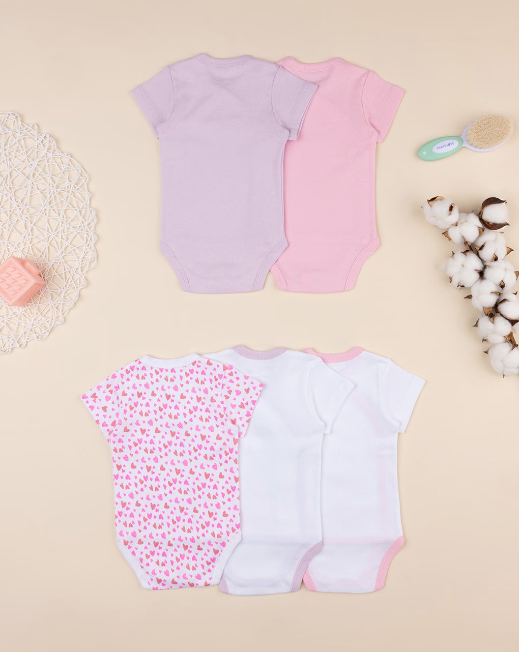 Prenatal Pack of 5 Crossed Baby Bodysuits | Prenatal, Babies, Nusring, Cybex, Avent Bodysuit