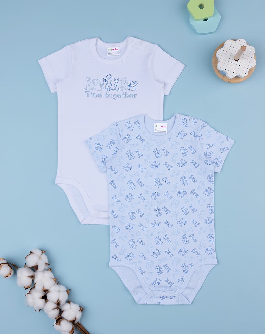 Prenatal Pack of 2 Baby Intimate Bodysuits "Forest" | Prenatal, Babies, Nusring, Cybex, Avent Bodysuit