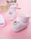 Prenatal Baby Set of Teddy Hat and Cuddly Shoes For Girl | Prenatal, Babies, Nusring, Cybex, Avent Shoes