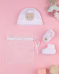 Prenatal Baby Set of Teddy Hat and Cuddly Shoes For Girl | Prenatal, Babies, Nusring, Cybex, Avent Shoes