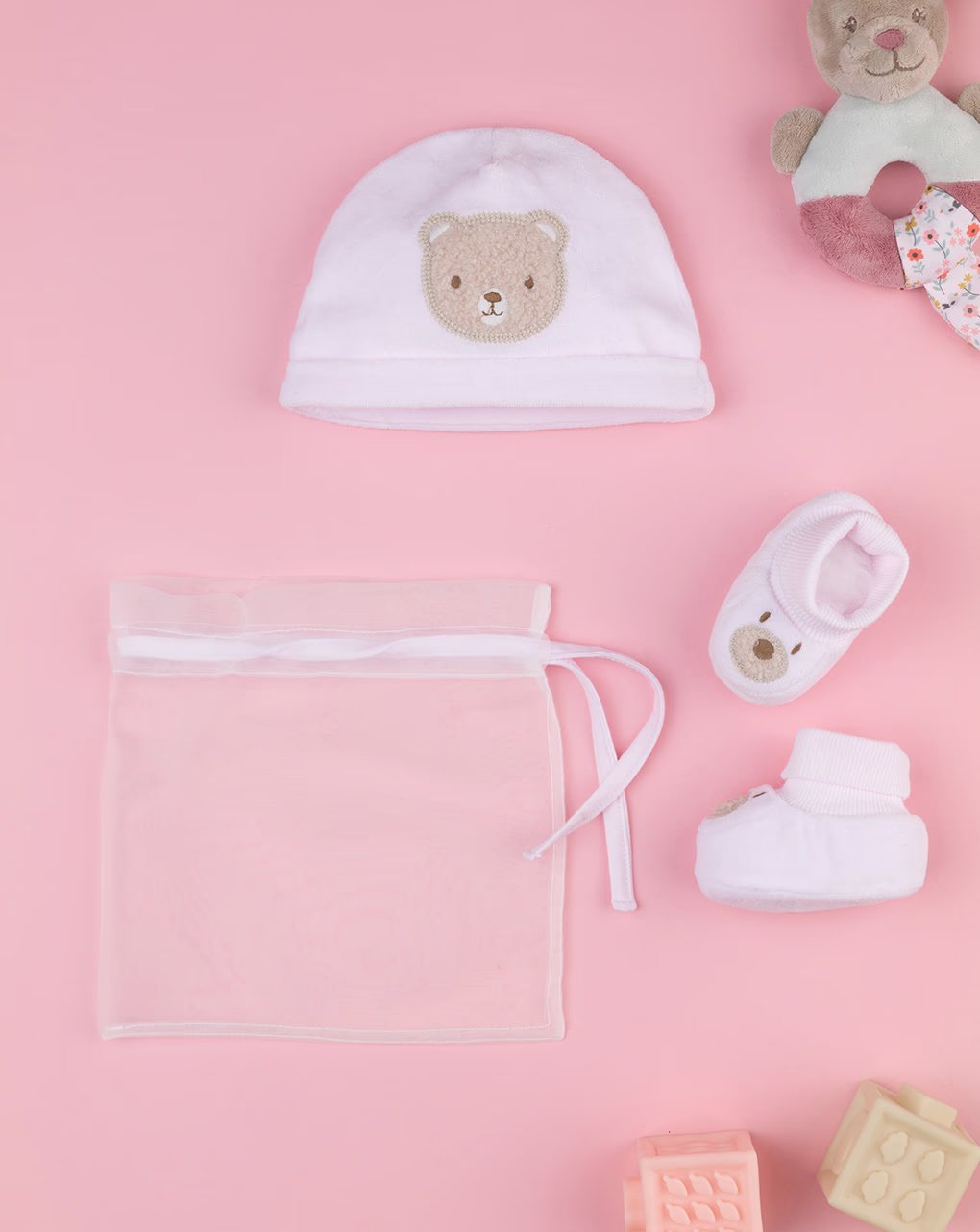 Prenatal Baby Set of Teddy Hat and Cuddly Shoes For Girl | Prenatal, Babies, Nusring, Cybex, Avent Shoes