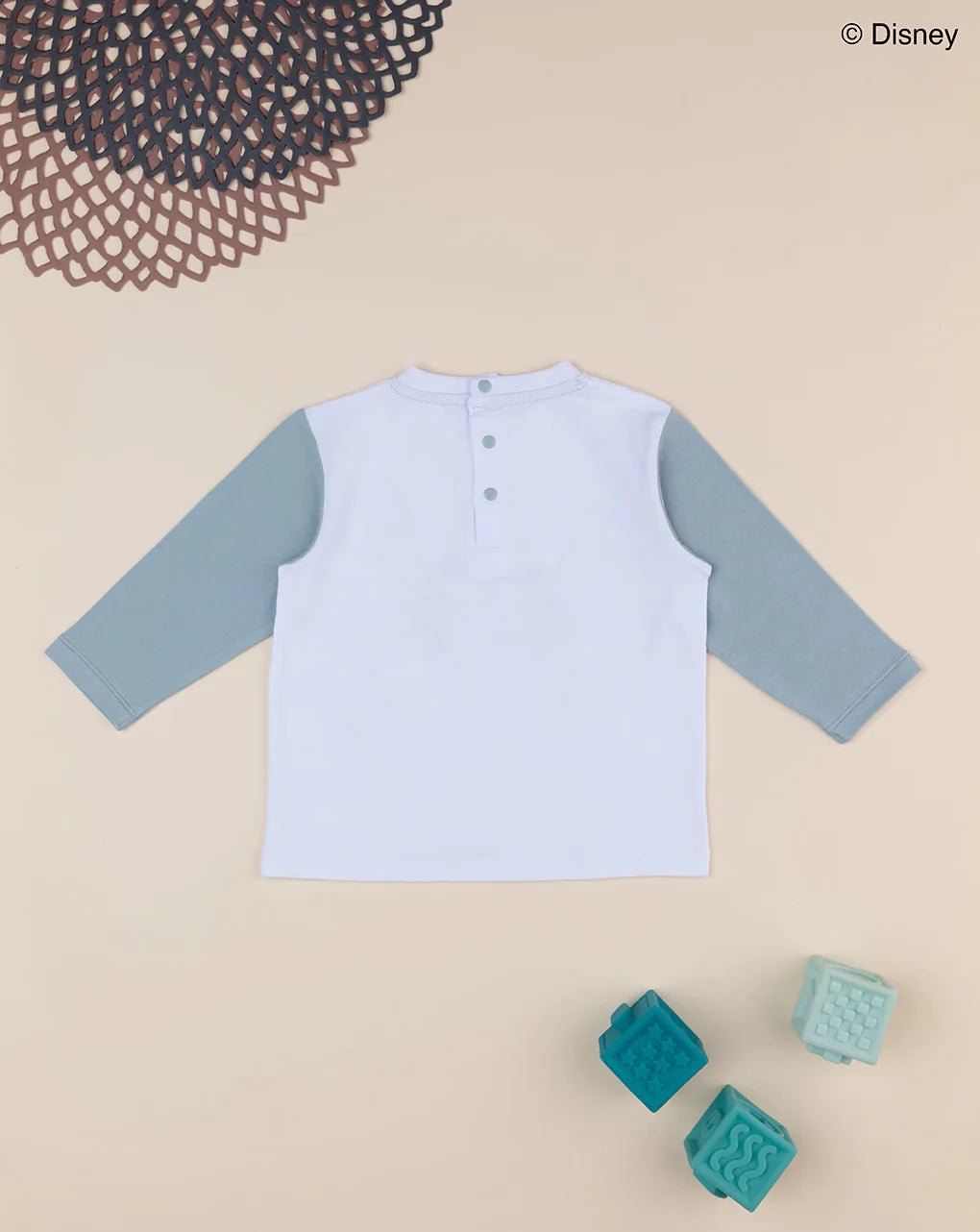 Prenatal White "stitch" T-shirt for kids T-Shirt