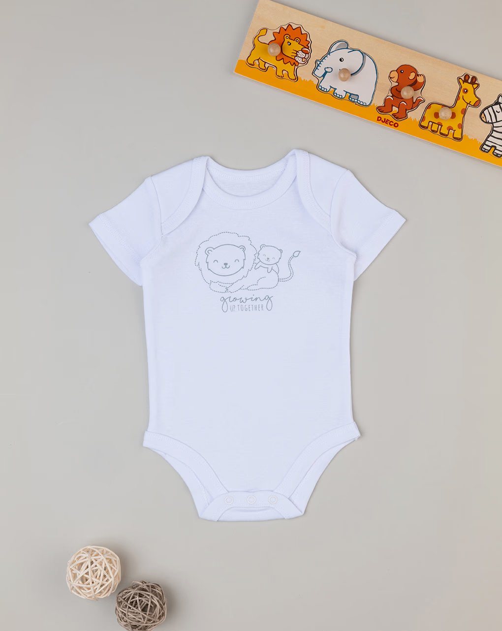 Prenatal Baby Bodysuit Lion - White | Prenatal, Babies, Nusring, Cybex, Avent Bodysuit