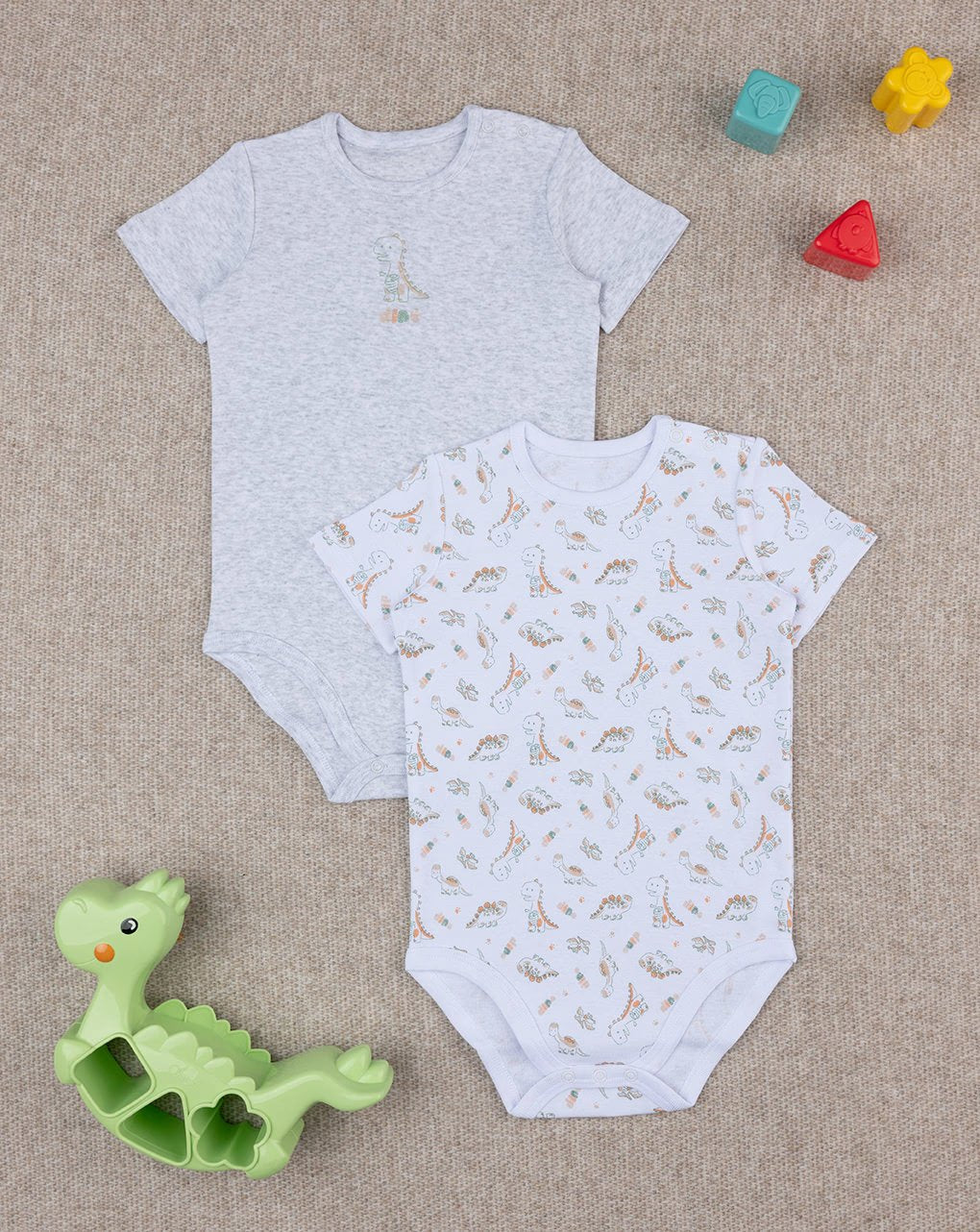 Prenatal Pack of 2 Dinosaur Baby Bodysuits | Prenatal, Babies, Nusring, Cybex, Avent Bodysuit