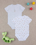 Prenatal Pack of 2 Dinosaur Baby Bodysuits | Prenatal, Babies, Nusring, Cybex, Avent Bodysuit