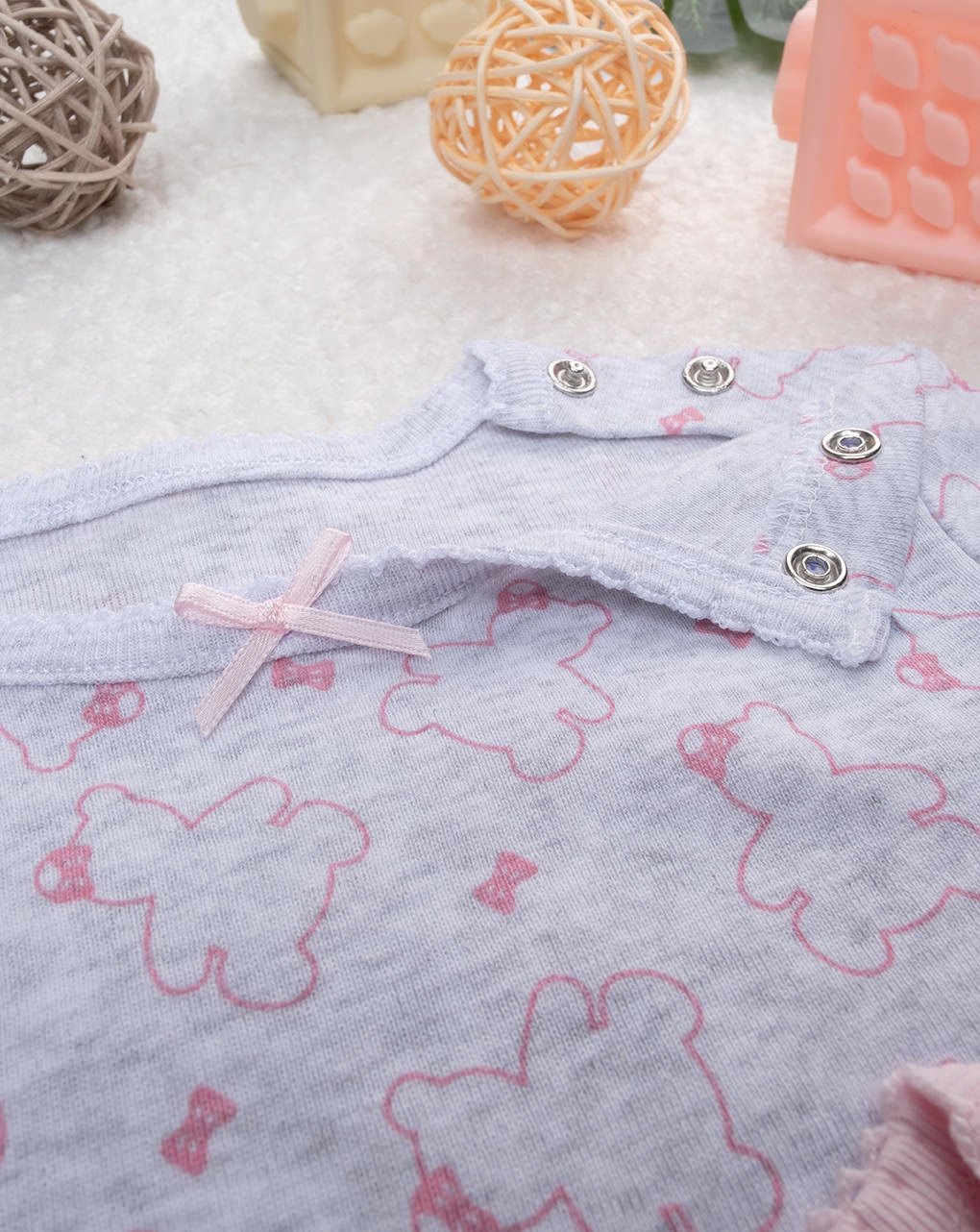 Prenatal Pack of 2 Baby Girl Bodysuit Roda,Grey Bears | Prenatal, Babies, Nusring, Cybex, Avent Bodysuit