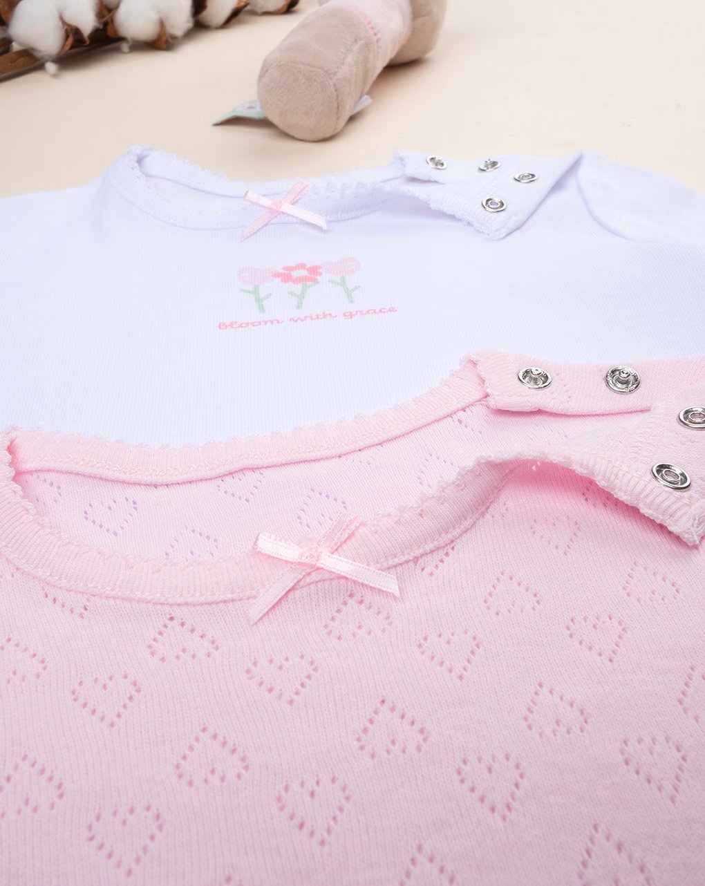 Prenatal Pack of 2 White and Baby Bodysuits - Pink | Prenatal, Babies, Nusring, Cybex, Avent Bodysuit