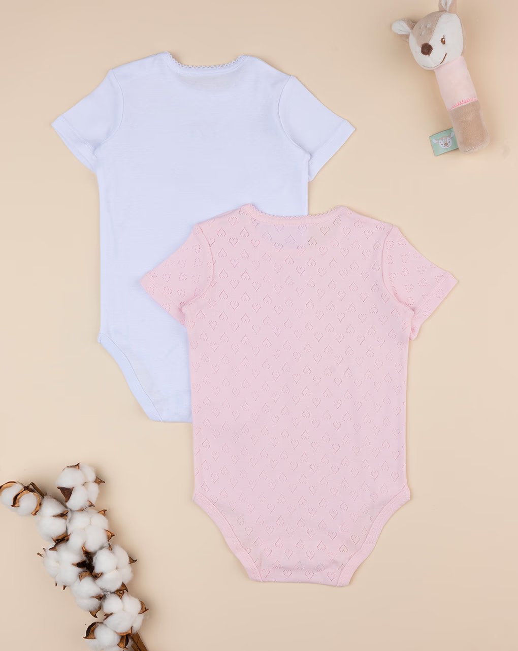 Prenatal Pack of 2 White and Baby Bodysuits - Pink | Prenatal, Babies, Nusring, Cybex, Avent Bodysuit