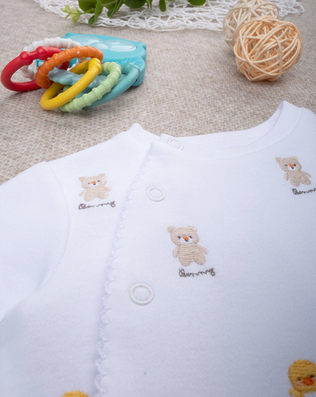 Prenatal Smile Overall Embroidery Jumpsuit | Prenatal, Babies, Nusring, Cybex, Avent Bodysuit