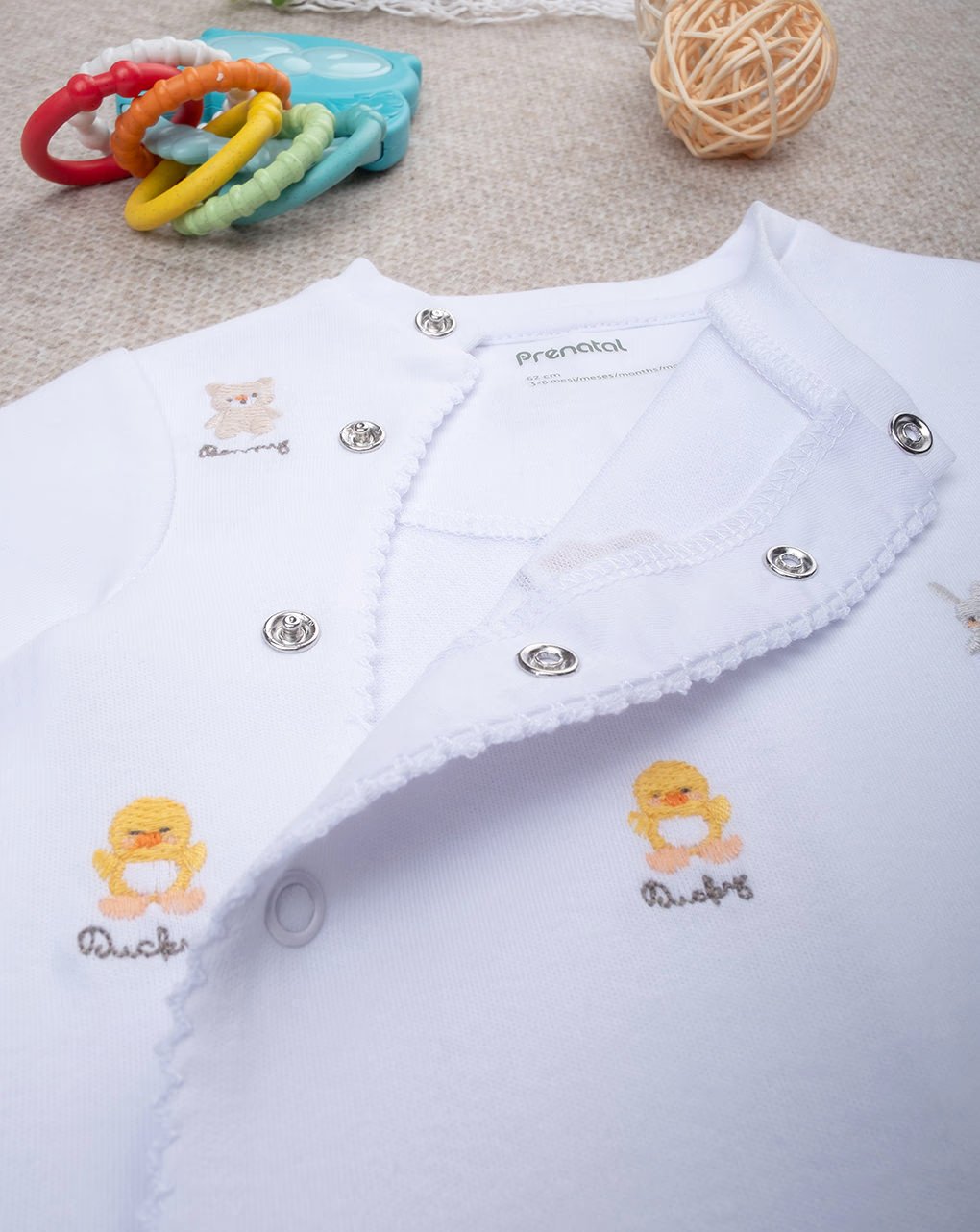 Prenatal Smile Overall Embroidery Jumpsuit | Prenatal, Babies, Nusring, Cybex, Avent Bodysuit