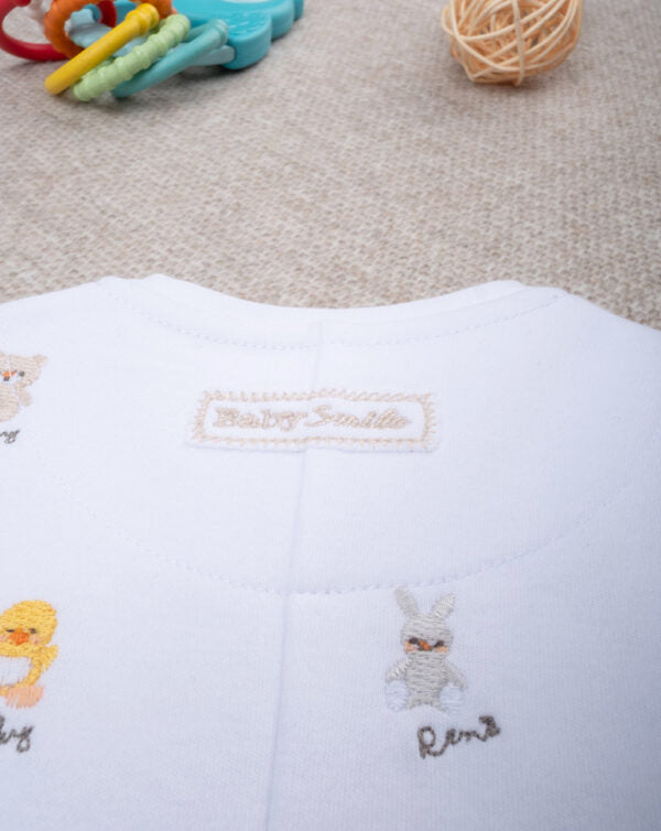 Prenatal Smile Overall Embroidery Jumpsuit | Prenatal, Babies, Nusring, Cybex, Avent Bodysuit