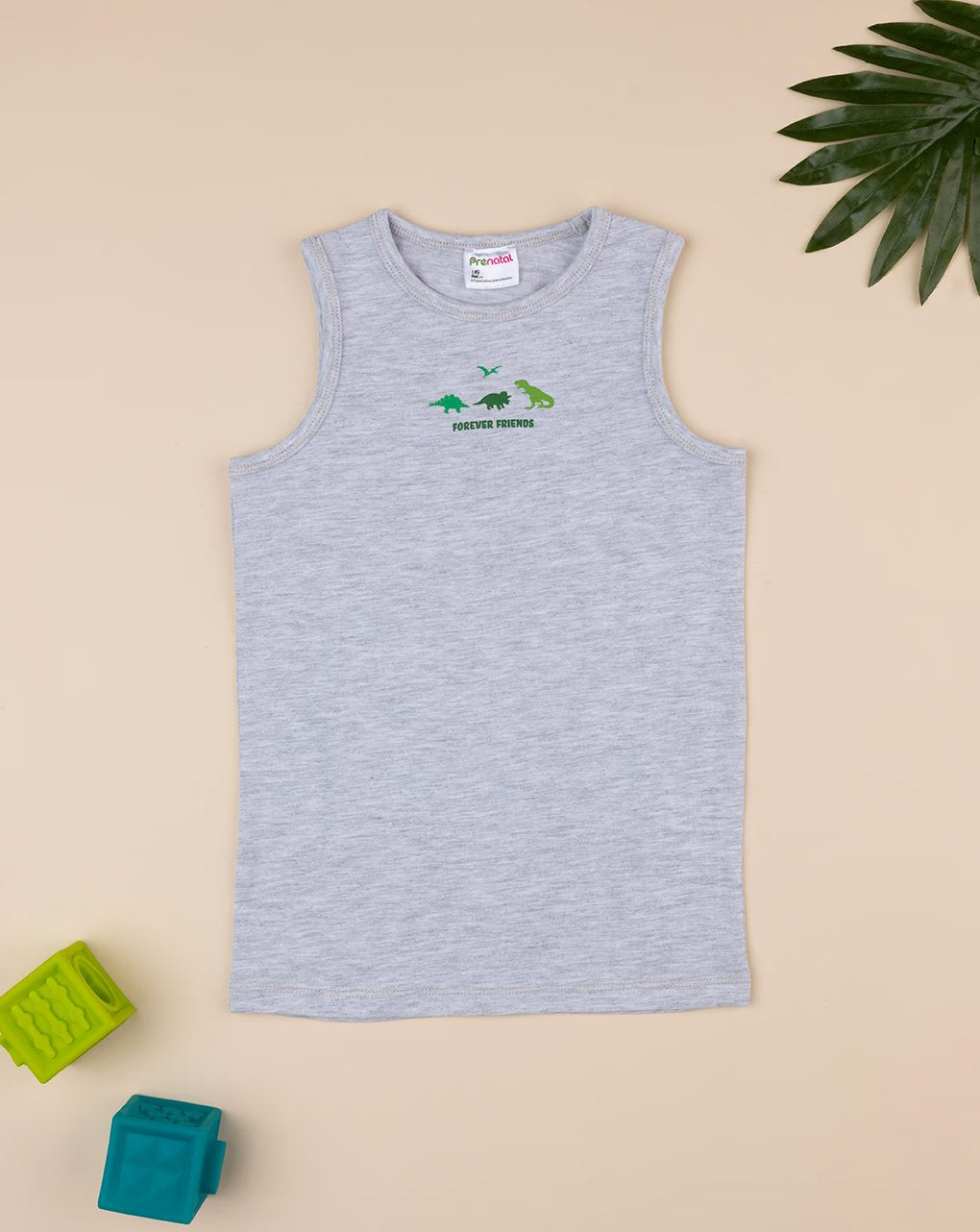 Prenatal Dinosaur Baby Tank Top Oeko-Tex - Grey | Prenatal, Babies, Nusring, Cybex, Avent Tank Top
