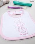 Prenatal Baby Girl Minnie Bib | Prenatal, Babies, Nusring, Cybex, Avent Bib