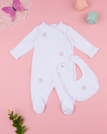 Prenatal Baby Romper with Bib - White | Prenatal, Babies, Nusring, Cybex, Avent Romper