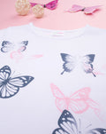Prenatal T-Shirt with Butterfly Print For Girls - White | Prenatal, Babies, Nusring, Cybex, Avent T-Shirt