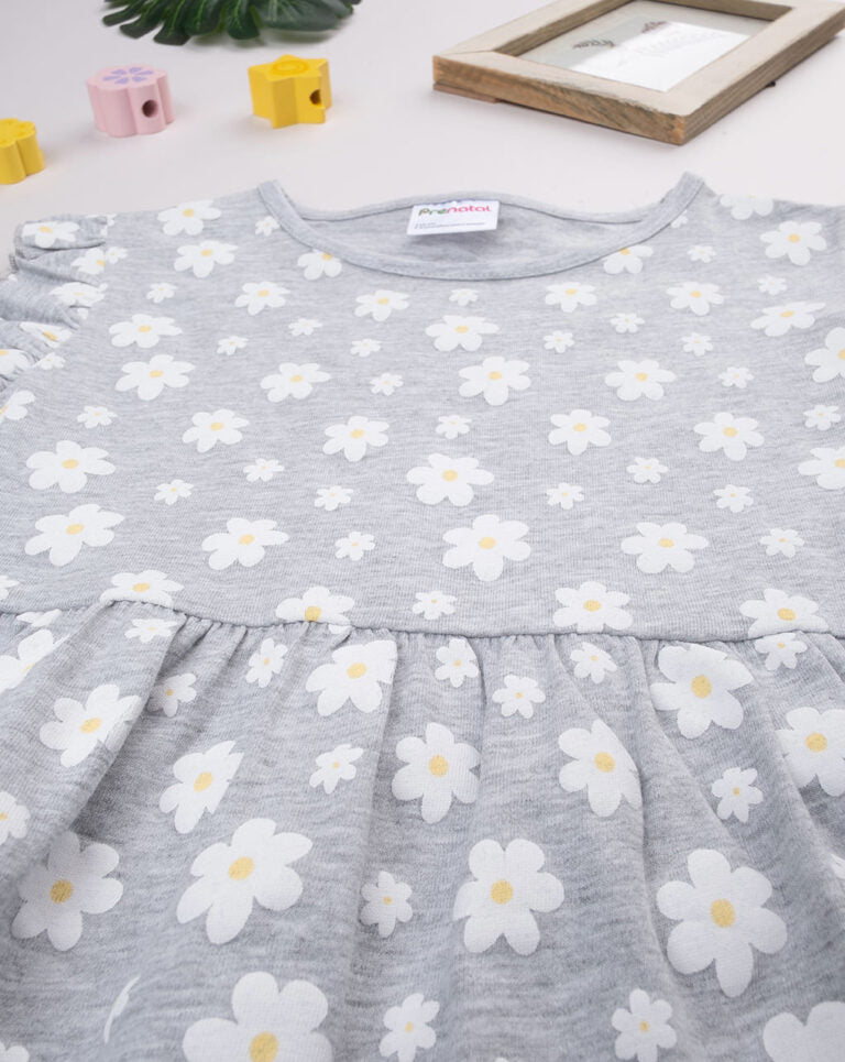 Prenatal Daisy Girl Dress - Grey - Dress with International Shipping Prenatal Daisy Girl Dress - Grey - Dress with International Shipping